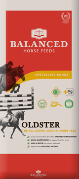 horse food for mature horse