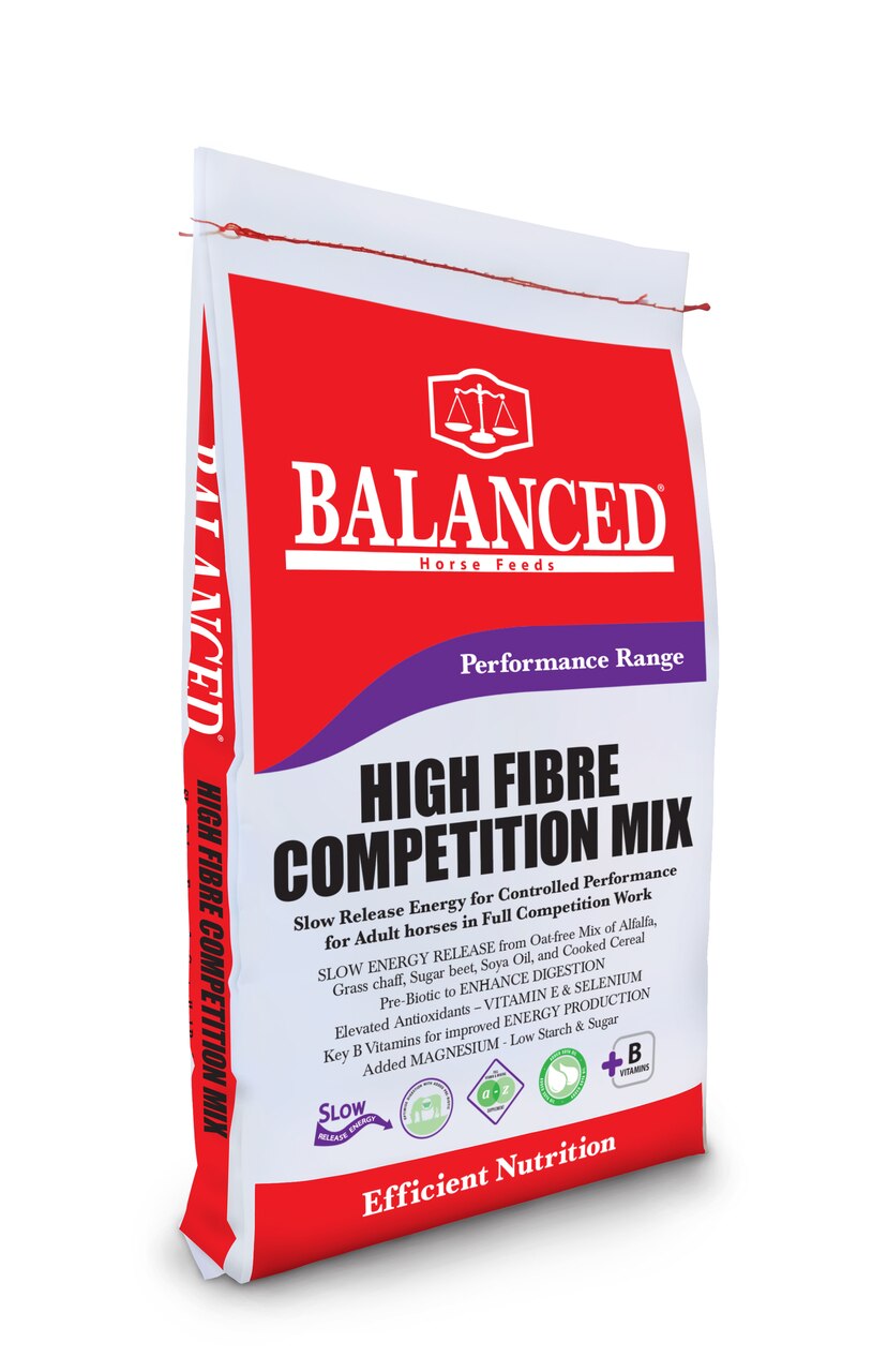 balanced horse feeds high fibre competition mix
